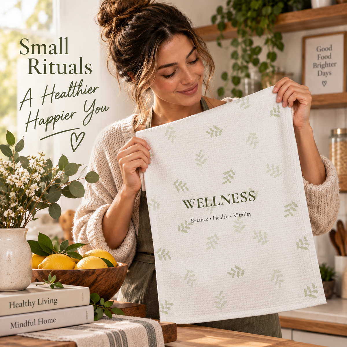 Wellness Balance Tea Towel