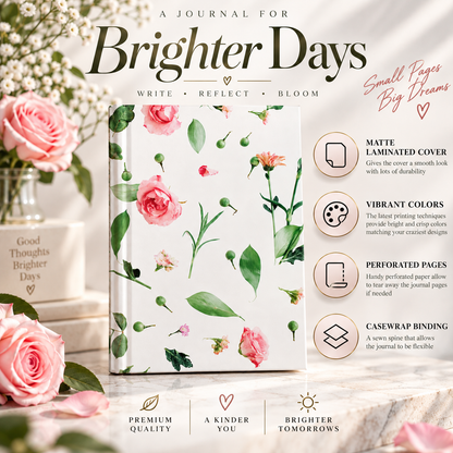 Pink Rose Garden Journal
