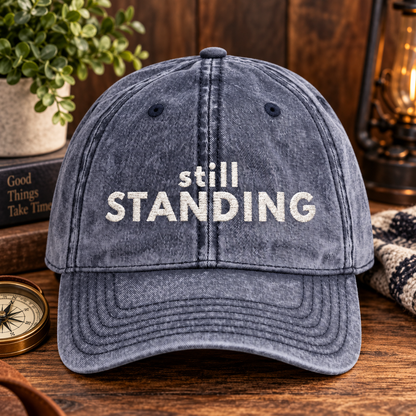 Still Standing Vintage Embroidered Cap