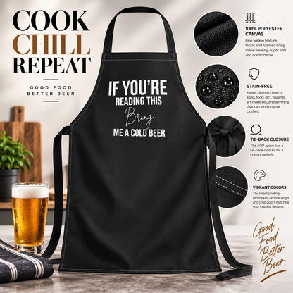 Bring Me a Cold Beer Apron