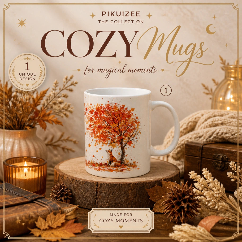 Cozy Autumn Reading Ceramic Mug | Perfect Fall Gift - new - Complete Collection