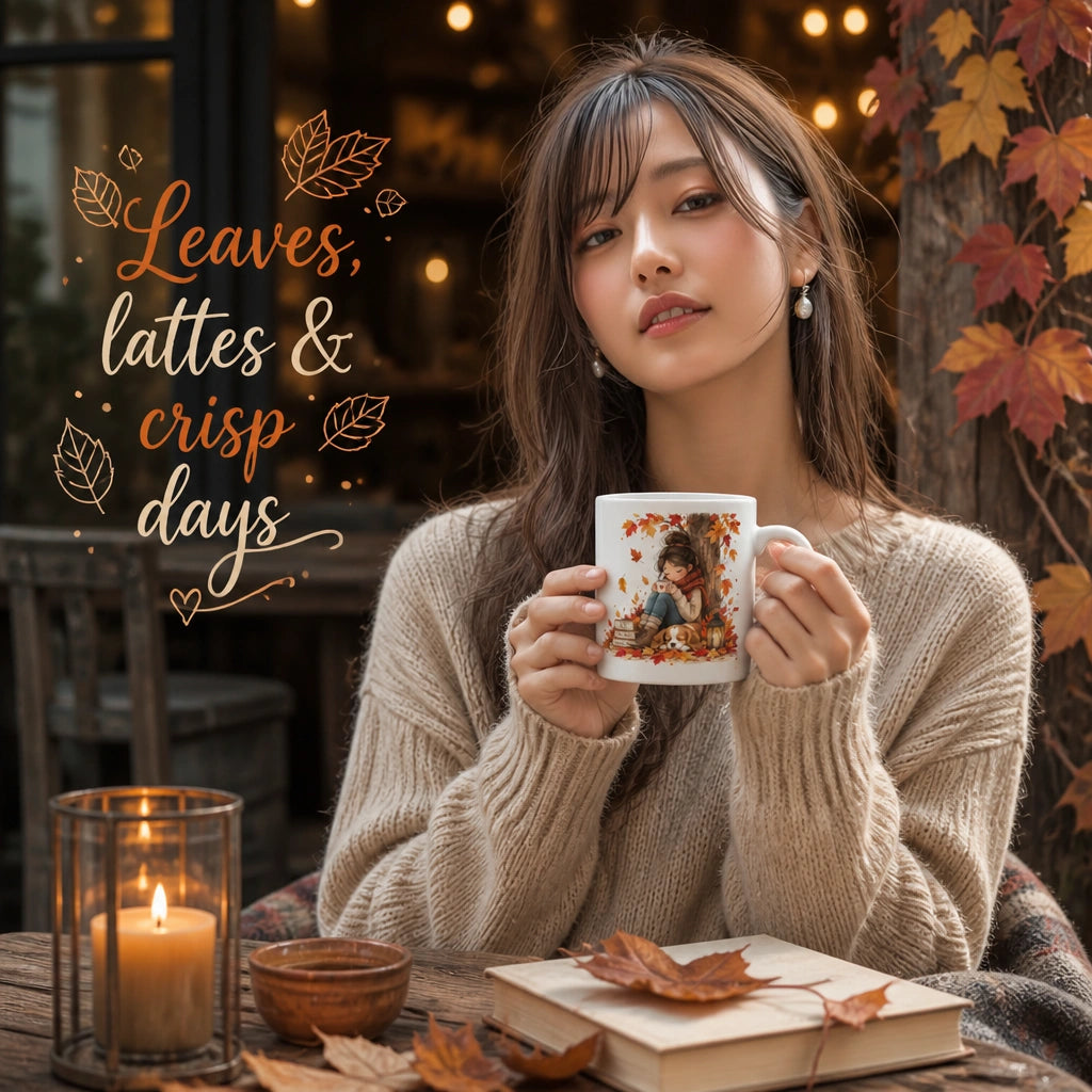 Cozy Autumn Reading Ceramic Mug | Perfect Fall Gift - new - Seasonal Lifestyle