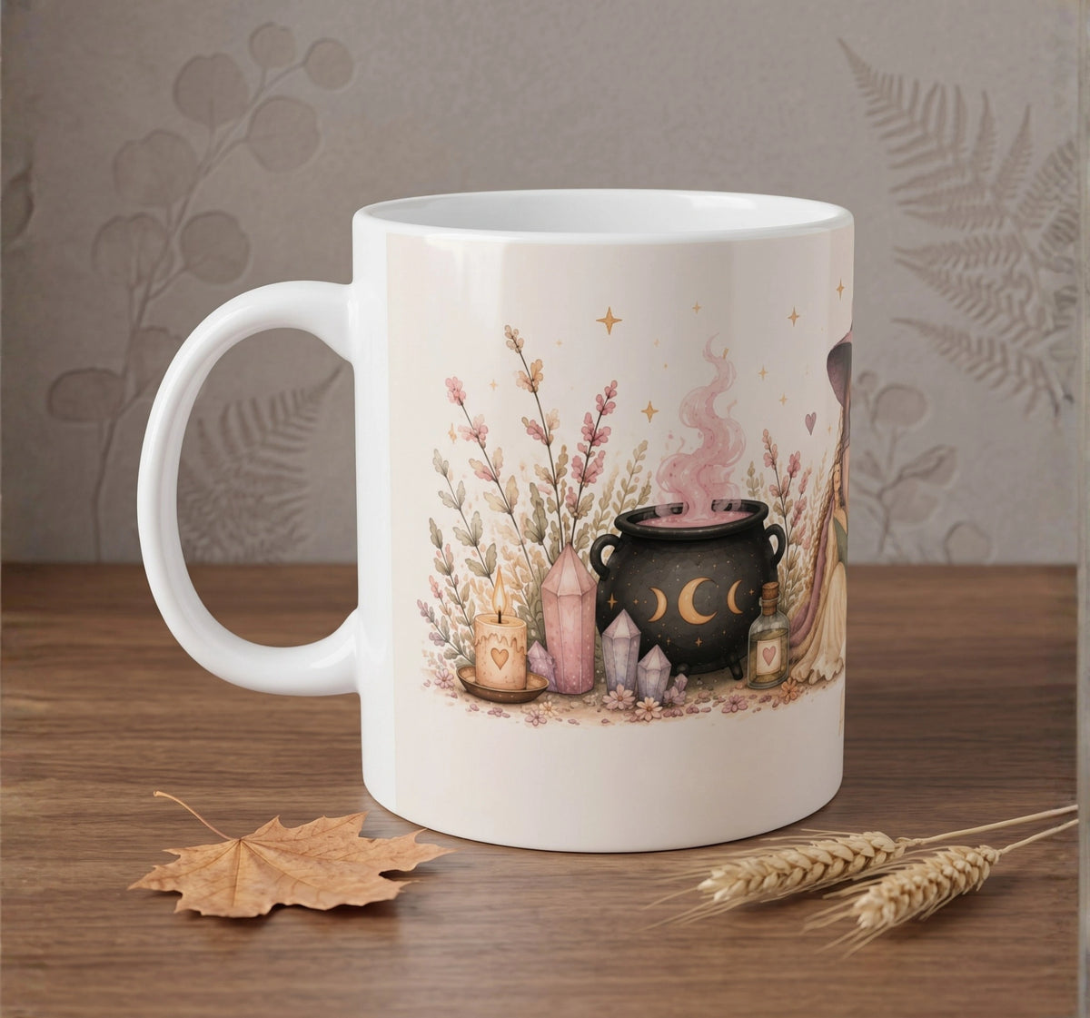 Cozy Witch Halloween Mug Autumn Coffee Cup