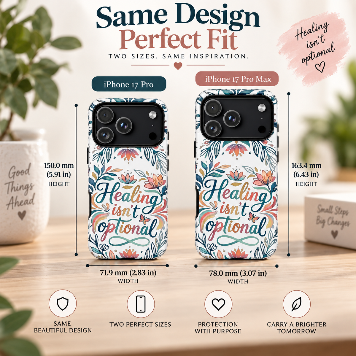 Healing Isn’t Optional Phone Case