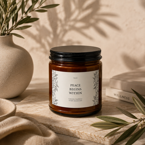 Peace Begins Within Soy Candle