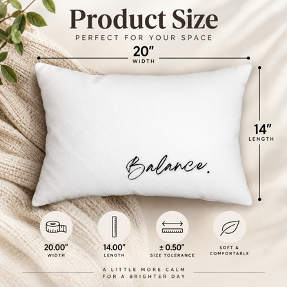 Balance Minimalist Lumbar Pillow