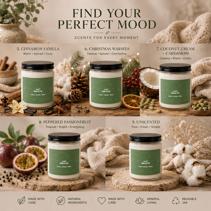 Just Breathe Mindfulness Candle
