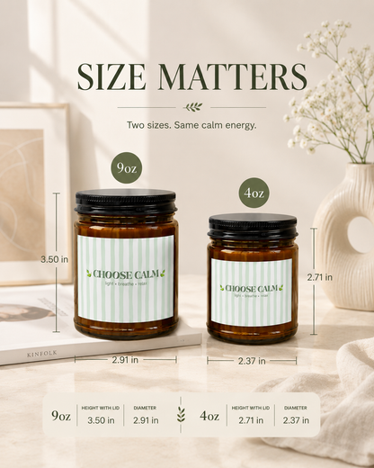 Choose Calm Soy Candle