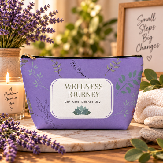 Wellness Journey Pouch Self-Care Organizer