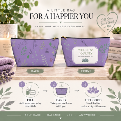 Wellness Journey Pouch Self-Care Organizer