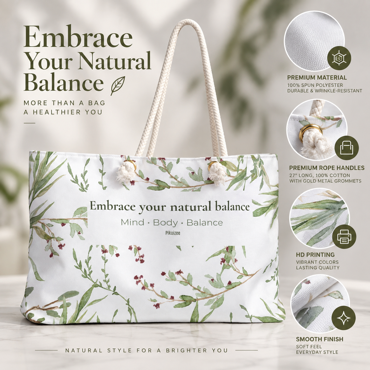 Embrace Your Balance Tote Bag