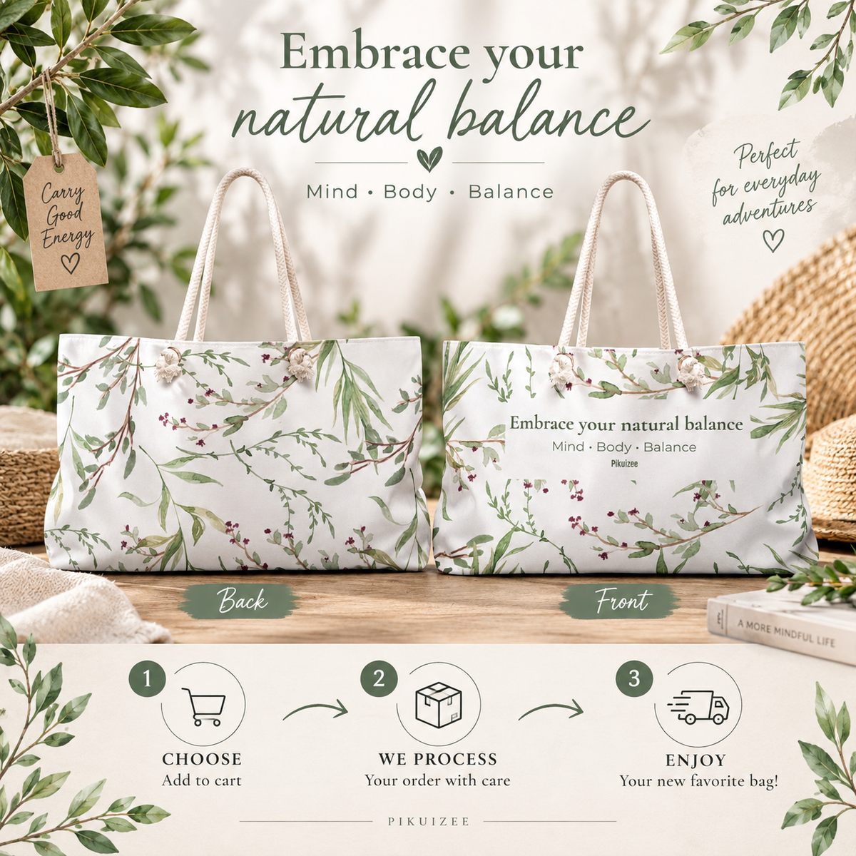 Embrace Your Balance Tote Bag