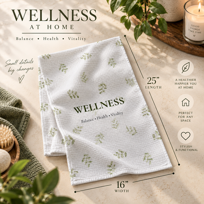 Wellness Balance Tea Towel