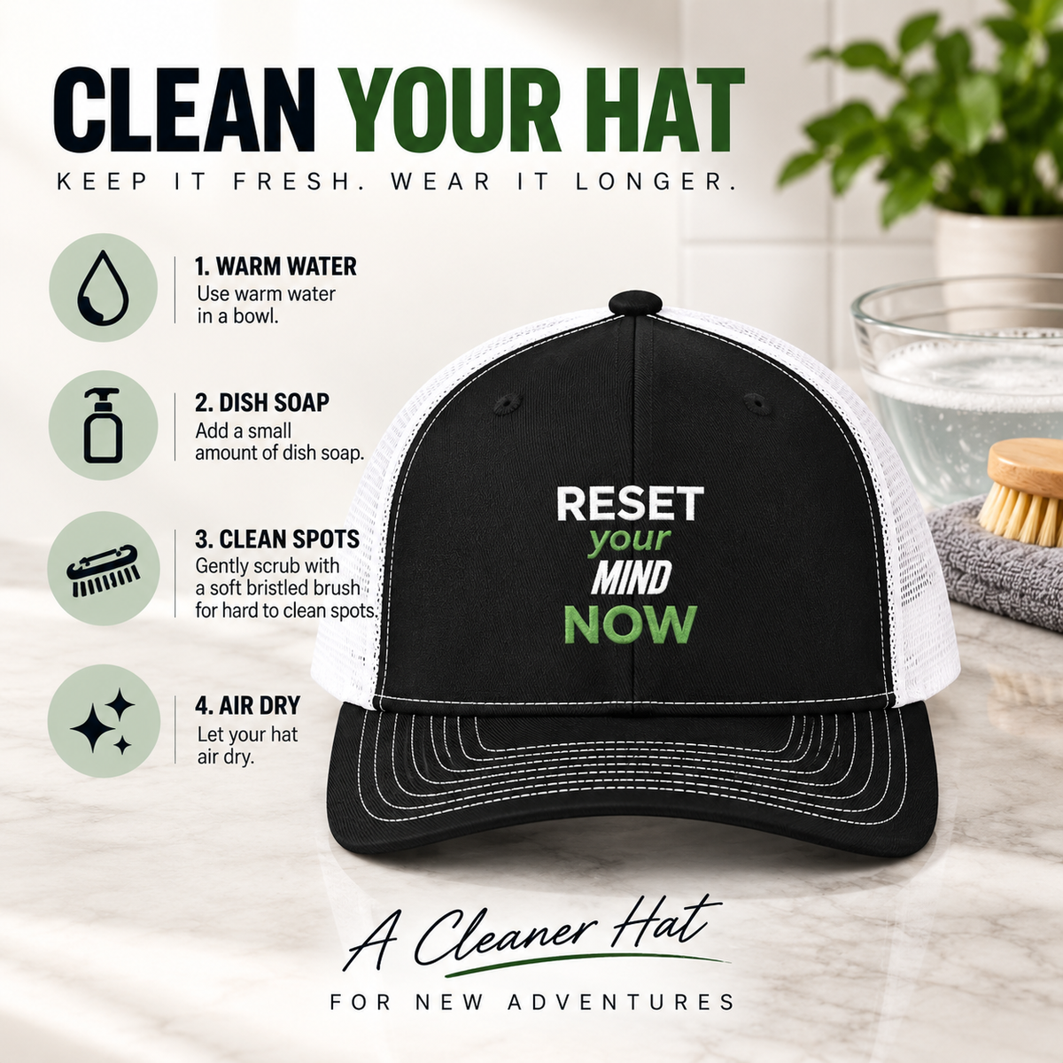 Reset Your Mind Cap