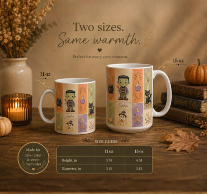 Frankenstein & Friends Halloween Mug