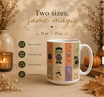 Frankenstein & Friends Halloween Mug