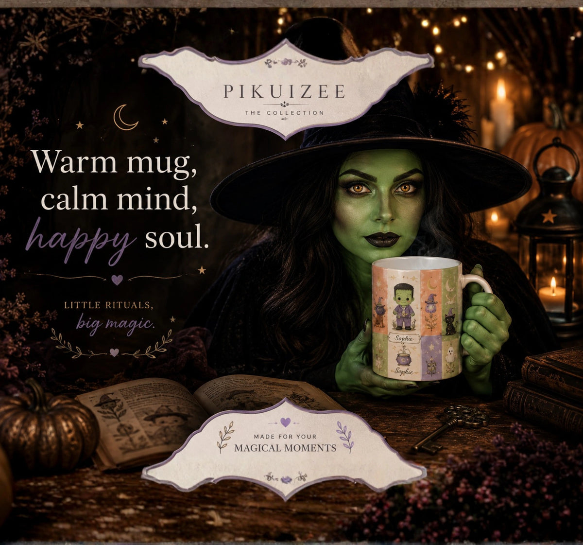 Frankenstein & Friends Halloween Mug
