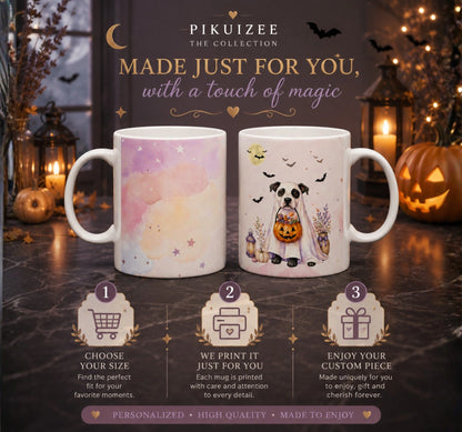 Ghost Dog Halloween Mug