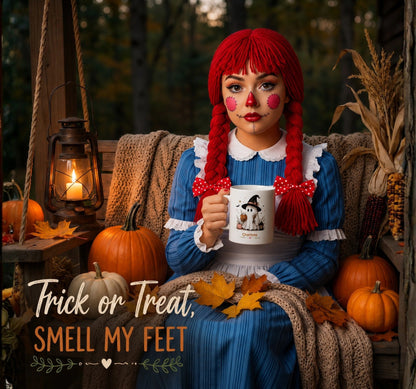 Ghost Witch Hat Halloween Mug