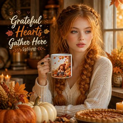 Happy Thanksgiving Ceramic Mug | Cozy Fall Gift - new - Seasonal Lifestyle