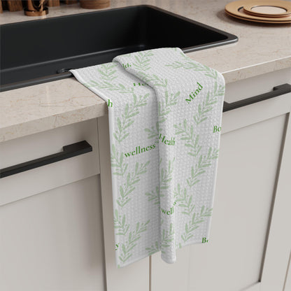 Wellness Tea Towel | Mind Body Soul Health Design