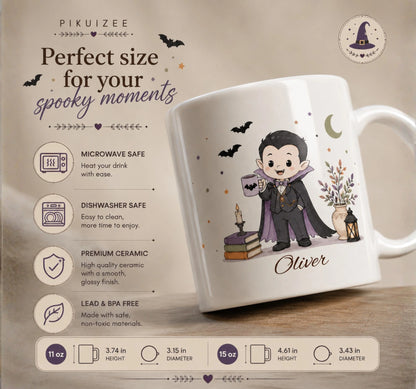 Little Vampire Halloween Mug