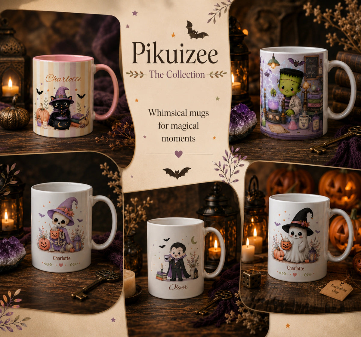 Little Vampire Halloween Mug