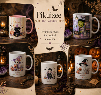 Little Vampire Halloween Mug