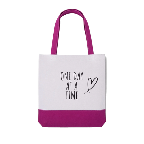 One Day At A Time Tote Bag