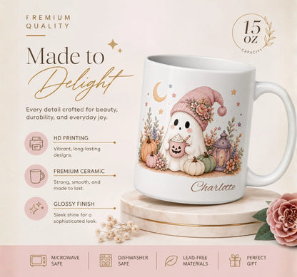 Pastel Ghost Halloween Mug