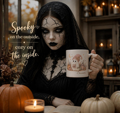 Pastel Ghost Halloween Mug