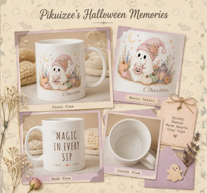 Pastel Ghost Halloween Mug