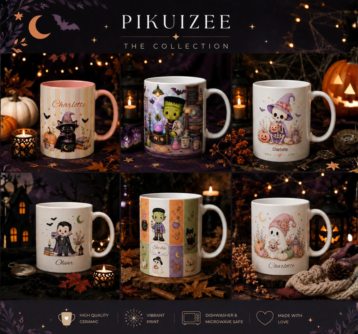 Pastel Ghost Halloween Mug