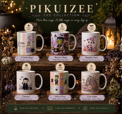 Pastel Halloween Haunted House Mug