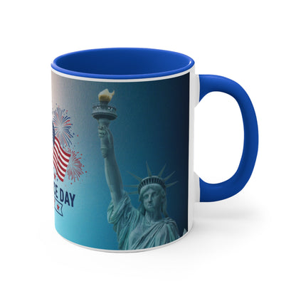Patriotic Mug - 4th of July Mug - American Flag Mug - Photo 2