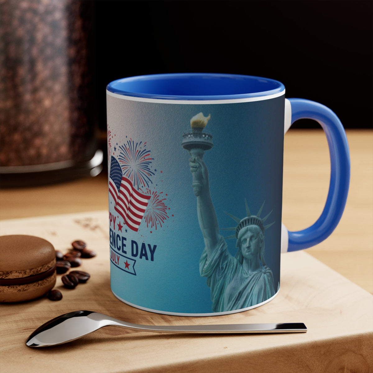 Patriotic Mug - 4th of July Mug - American Flag Mug - Photo 4