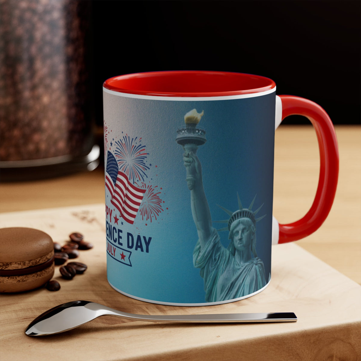 Patriotic Mug - 4th of July Mug - American Flag Mug - Photo 8