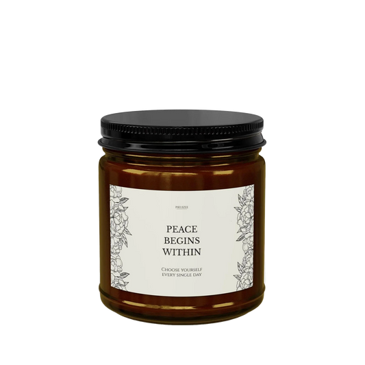 Peace Begins Within Soy Candle