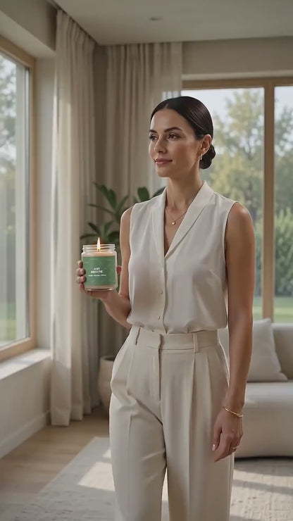 Just Breathe Mindfulness Candle