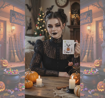 Ghost Dog Halloween Mug
