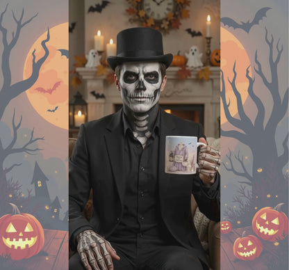 Witchy Scarecrow Halloween Mug