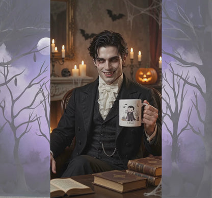 Little Vampire Halloween Mug
