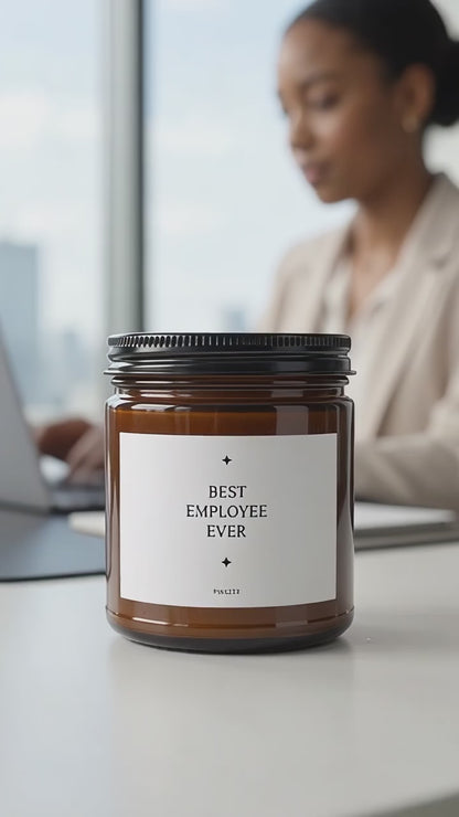 Best Employee Ever Diamond Candle