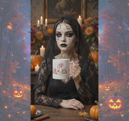 Pastel Ghost Halloween Mug