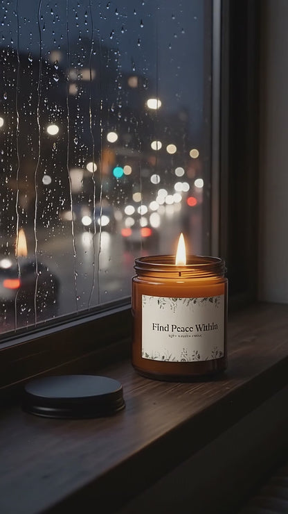 Find Peace Within Eucalyptus Candle