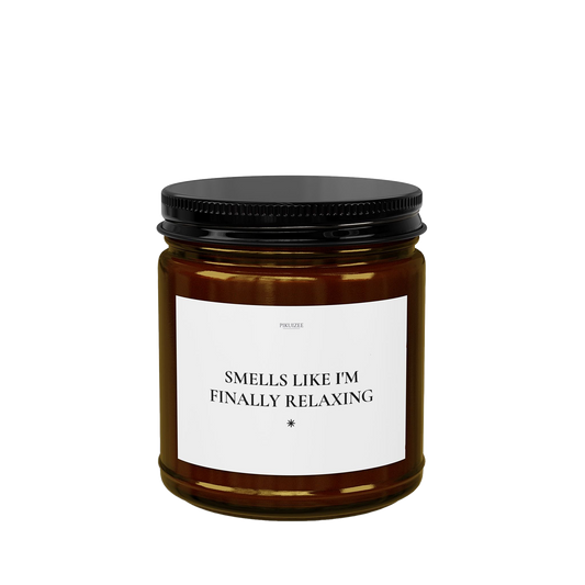 Smells Like I'm Finally Relaxing Candle - Home Decor - mindfulness - self-care - Main