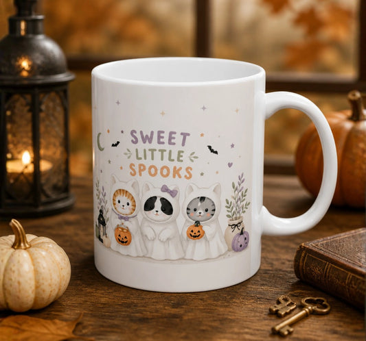 Sweet Little Spooks Cat Mug