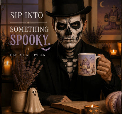 Witchy Scarecrow Halloween Mug