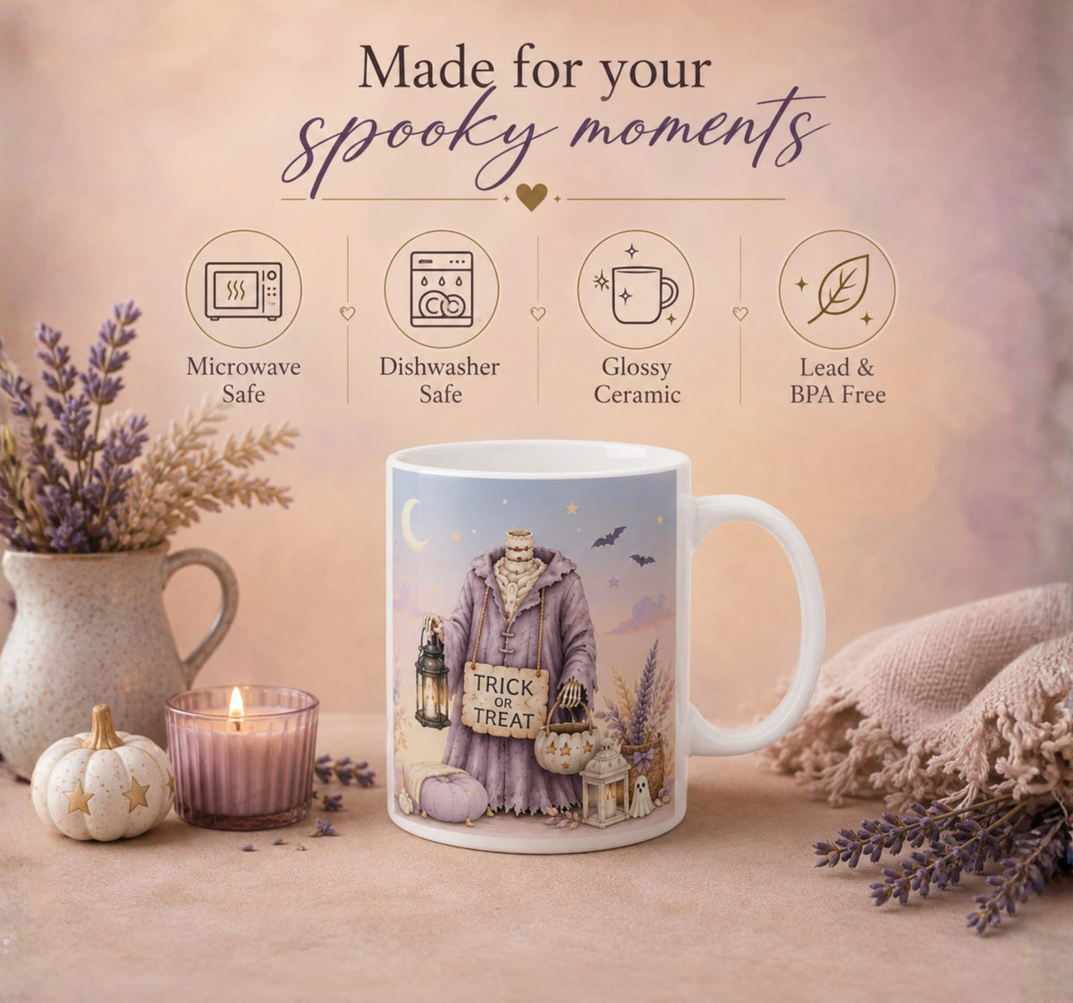 Witchy Scarecrow Halloween Mug