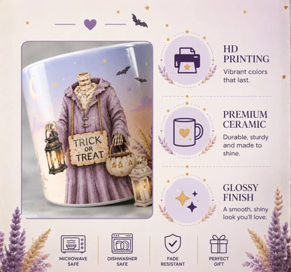 Witchy Scarecrow Halloween Mug
